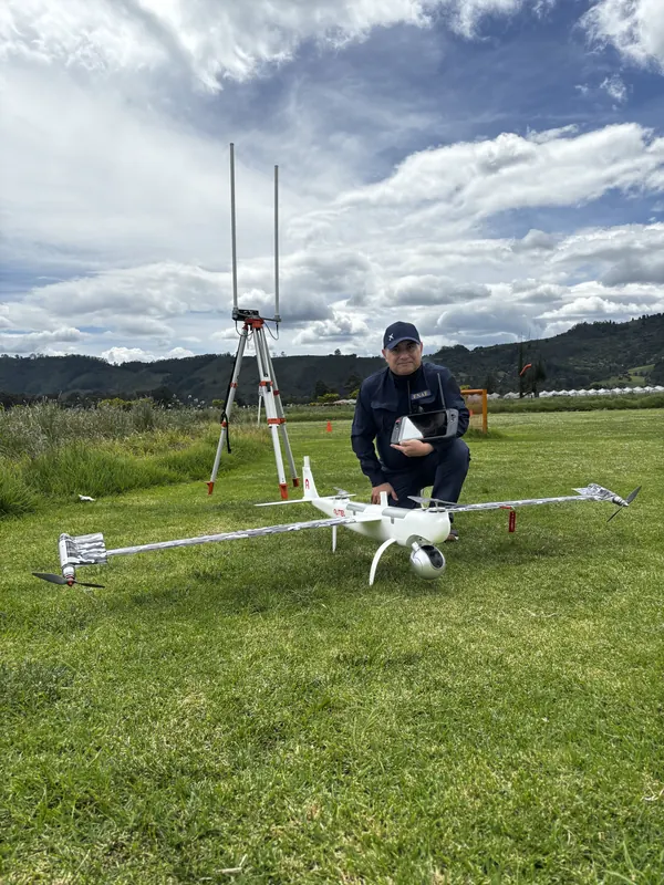Preparación de un dron de ala fija
