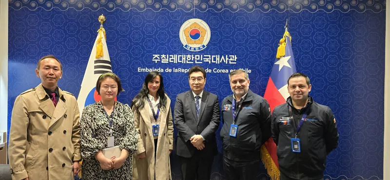 Reunión en la Embajada de la República de Corea en Chile
