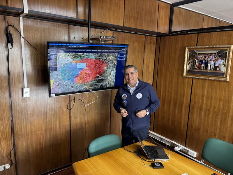 Presentación de una operación sobre cartografía